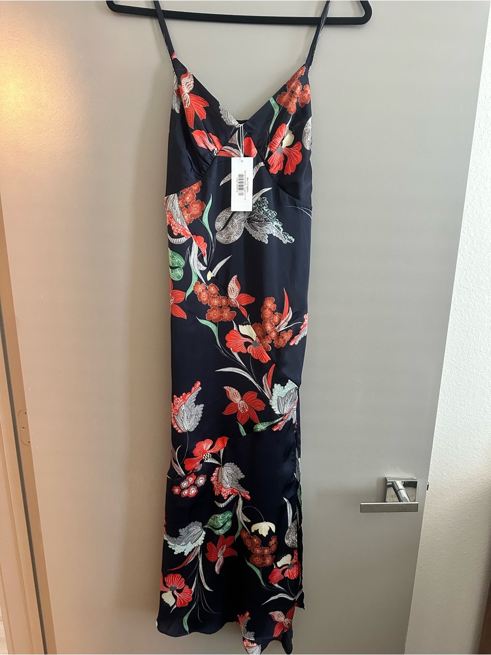 NWT Baltic Born Sabina Maxi Slip Dress Indigo, Size M